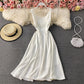 Einfaches kurzes Kleid in A-Linie Fashion Ddress 10878