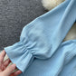 Cute A Line Long Sleeve Dress Fashion Dress  10776
