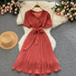 Cute V Neck Chiffon Short Dress Fashion Dress  10816