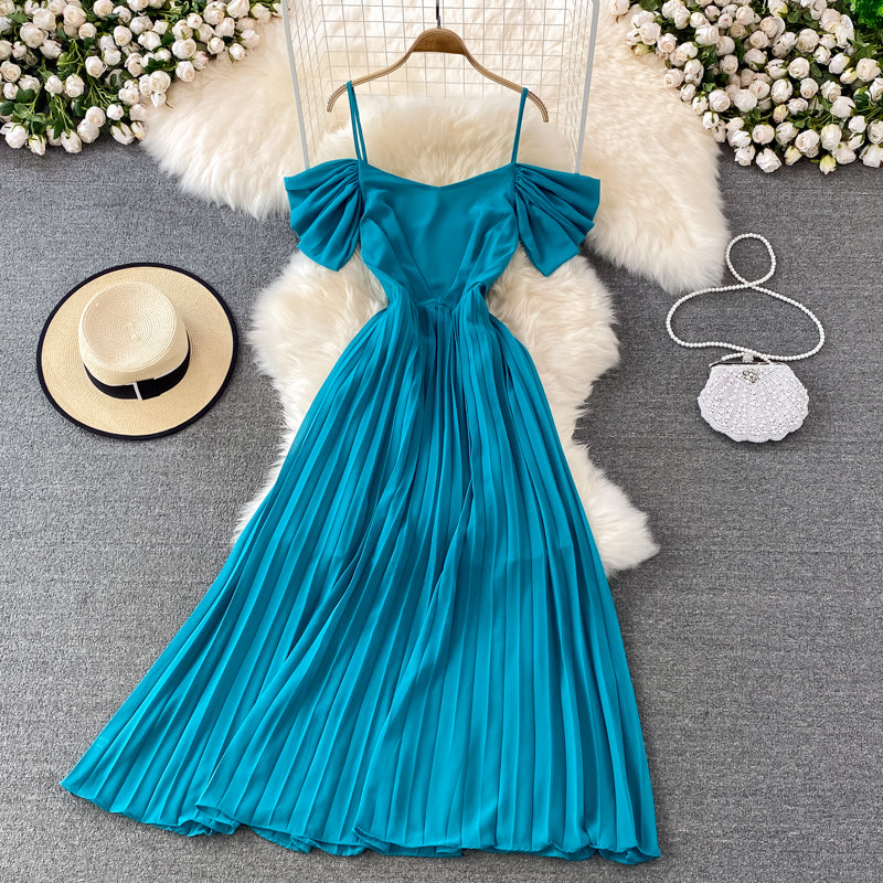 Süßes kurzes Kleid aus Chiffon Modekleid 10757