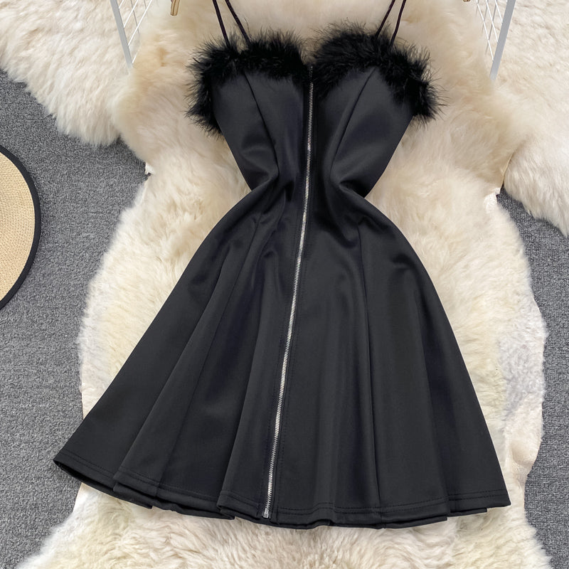 Jolie robe de Noël coupe A 10785