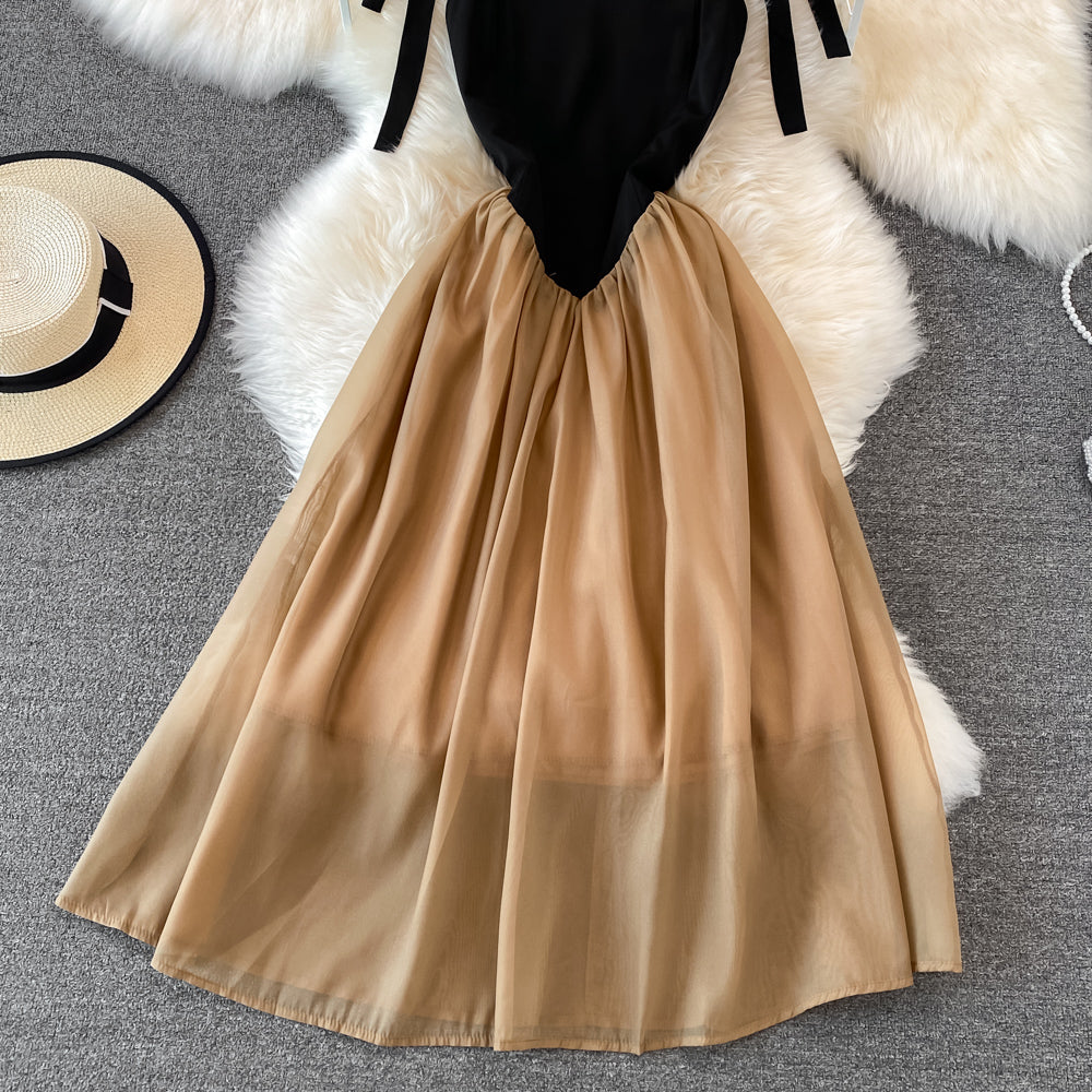 Süßes kurzes Kleid in A-Linie Modekleid 10727