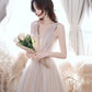Elegantes langes Ballkleid aus Tüll Abendkleid in A-Linie 10652