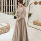 Süßes langes Ballkleid aus Tüllspitze A-Linie Abendkleid 10449