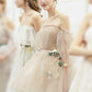 Robe de bal courte en tulle et dentelle mignonne 10346