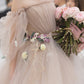 Robe de bal courte en tulle et dentelle mignonne 10346