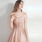 Süßes Tüll-Spitzen-langes A-Linien-Abschlussballkleid-Abendkleid 10392