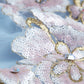 Langes Ballkleid aus blauem Tüll mit Pailletten blaues Abendkleid 10360