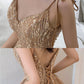 Cute A line v neck lace long prom dress evening dress  10364
