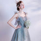 Robe de soirée longue en tulle à paillettes et jolie ligne A 10227