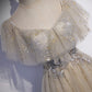 Süßes Tüll Pailletten langes Ballkleid Abendkleid 10180