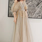 Elegant tulle lace long prom dress evening dress  10172
