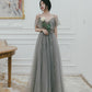 Süßes Tüll langes A-ine Ballkleid Abendkleid 10136