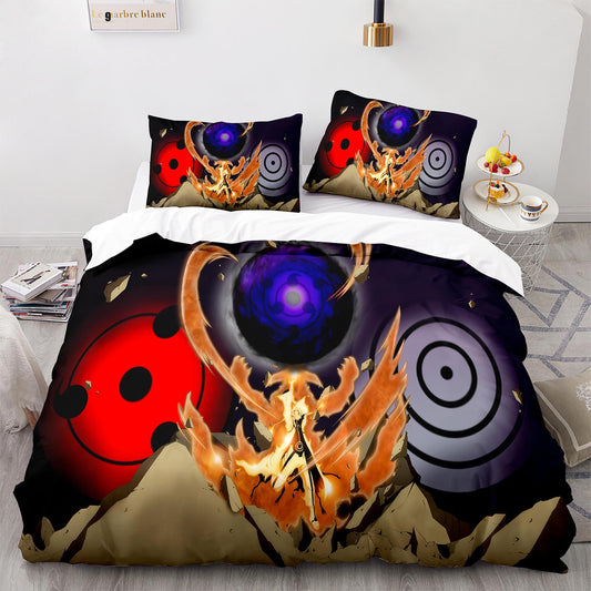 Cutom Duvet Cover Set Pattern Chic Comforter Cover King Size for Teens Adults Bedding Set with Pillowcases  HYL1004