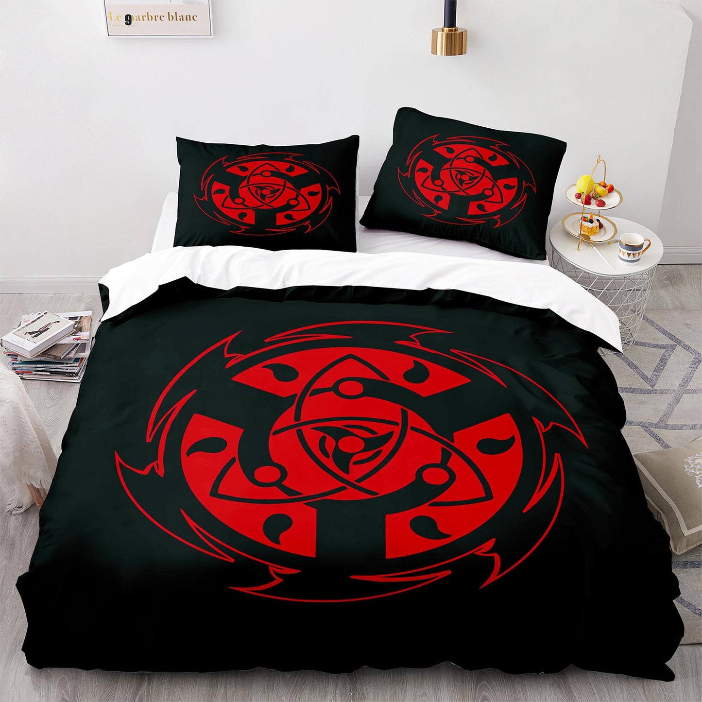 Cutom Duvet Cover Set Pattern Chic Comforter Cover King Size for Teens Adults Bedding Set with Pillowcases  HYL1006