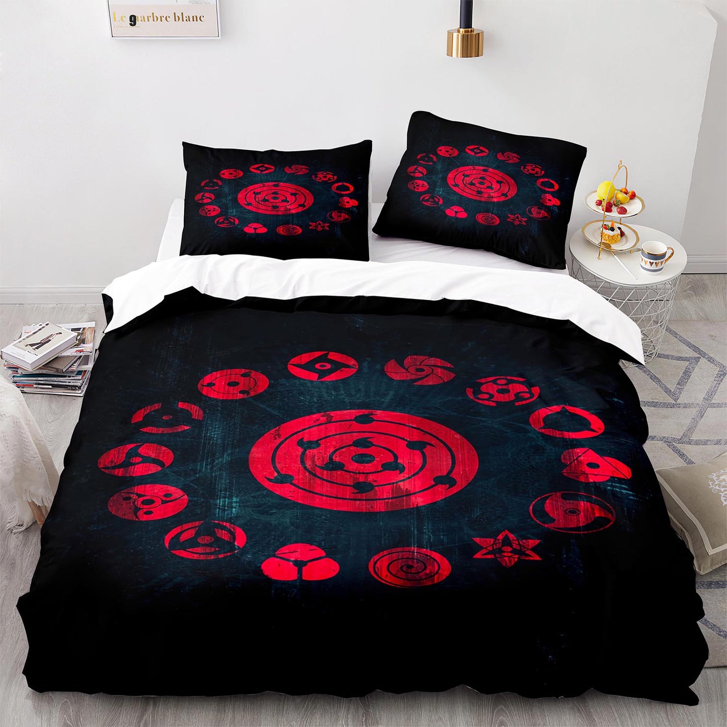 Cutom Duvet Cover Set Pattern Chic Comforter Cover King Size for Teens Adults Bedding Set with Pillowcases  HYL1010
