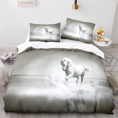 Cutom Duvet Cover Set Pattern Chic Comforter Cover King Size for Teens Adults Bedding Set with Pillowcases  M1029