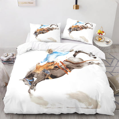 Cutom Bettbezug-Set Muster Chic Bettbezug King Size für Teenager Erwachsene Bettwäsche-Set mit Kissenbezügen M1075