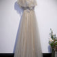 Süßes Tüll Pailletten langes Ballkleid Abendkleid 10180