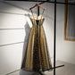 Süßes langes Ballkleid aus Tüll mit V-Ausschnitt und Sternen-Abendkleid 10089