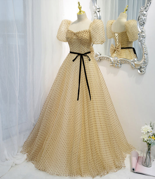 Schönes Tüll langes A-Linie Ballkleid Abendkleid 8821