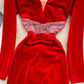 Sexy V Neck Velvet Beads Dress Fashion Dress  10927