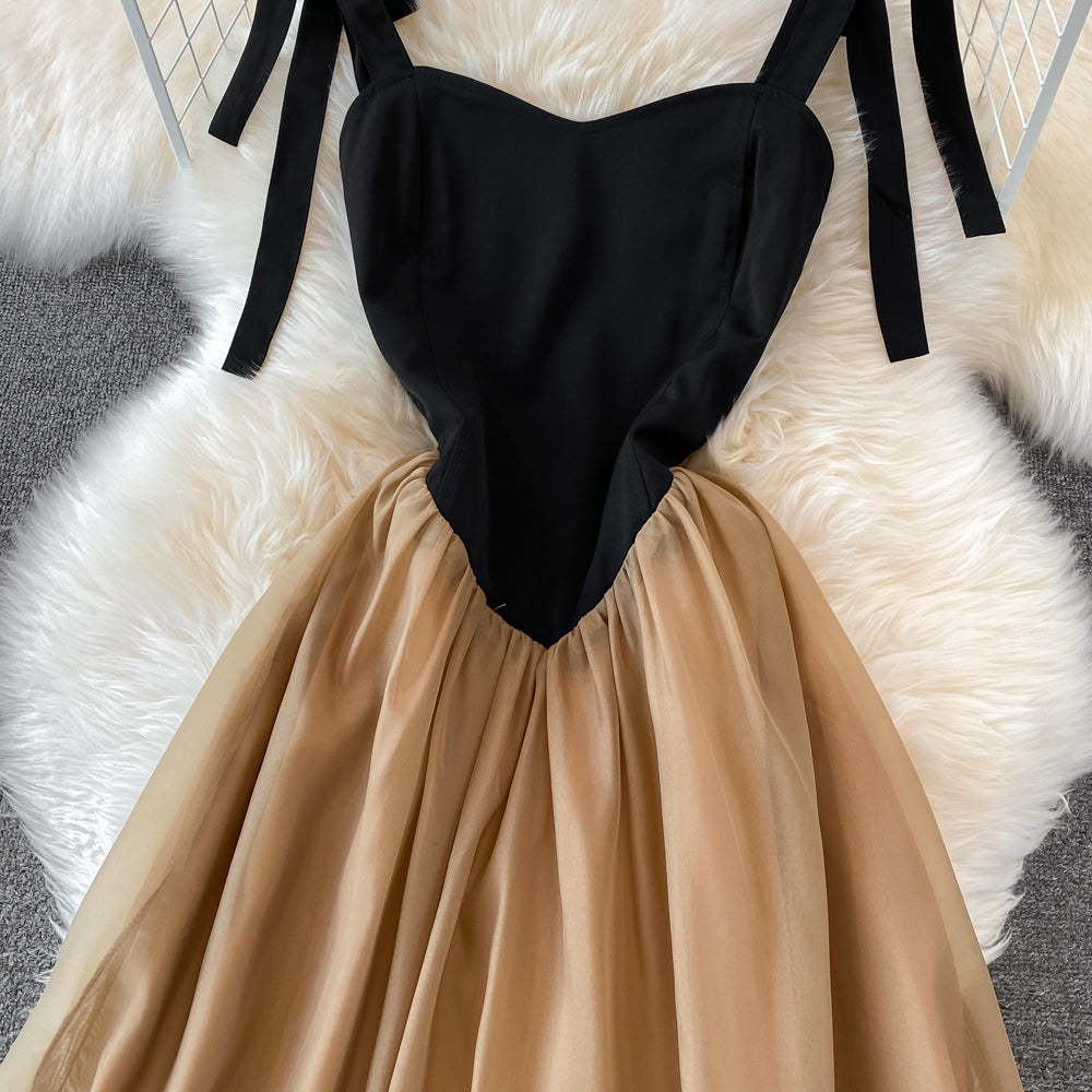 Süßes kurzes Kleid in A-Linie Modekleid 10727