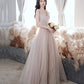 Elegantes langes Ballkleid aus Tüll Abendkleid in A-Linie 10652