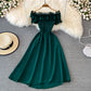 Cute A Line Off Shoulder Dress Short Dress  10723