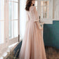 Süßes langes Ballkleid aus Tüllspitze A-Linie Abendkleid 10554