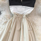 Robe élégante dos nu à col licou Robe trapèze tendance 10926