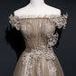 Süßes Tüll langes Ballkleid A-Linie süßes Abendkleid 8694