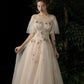 Süßes Tüll Pailletten langes Ballkleid Abendkleid 10196