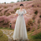 Süßes Tüll Pailletten langes Ballkleid Abendkleid 10205