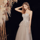 Süßes Tüll Pailletten langes Ballkleid Abendkleid 10189