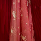 Rotes Tüll langes A-Linie Ballkleid rotes Abendkleid 8800