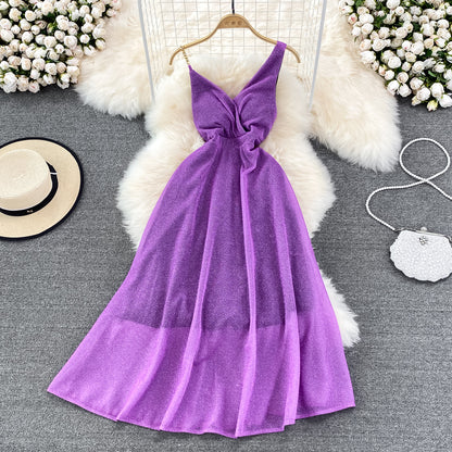 High-End-Promi-Gastgeber-Bankett mit hoher Taille, schmales Kleid 11134