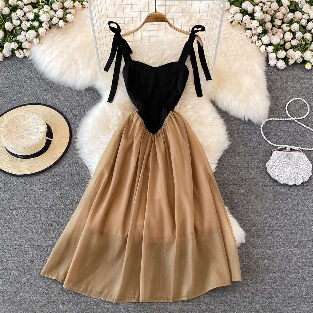 Süßes kurzes Kleid in A-Linie Modekleid 10727