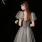 Robe de soirée longue en tulle mignonne Robe de soirée trapèze 10372