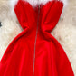 Jolie robe de Noël coupe A 10785