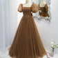 Süßes Tüll langes A-Linie Ballkleid Abendkleid 8822