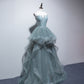 A line tulle lace long ball gown dress formal dress  8548