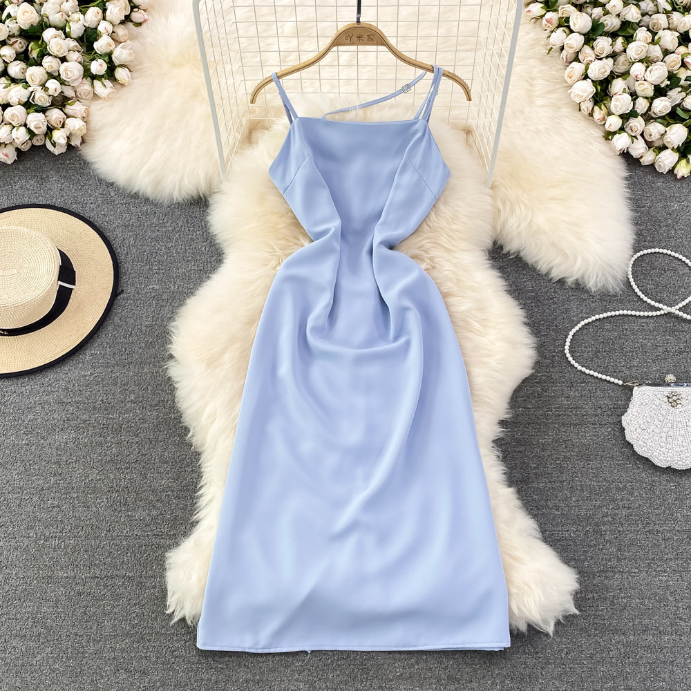 Fashion slim slim super fairy sleeveless A-line dress 11158 girlhomeshops Fashion slim slim super fairy sleeveless A-line dress 11158 girlhomeshops