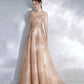 Stilvolle Tüll Pailletten lange Ballkleid Abendkleider 10469