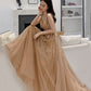 Cute A line v neck lace long prom dress evening dress  10364