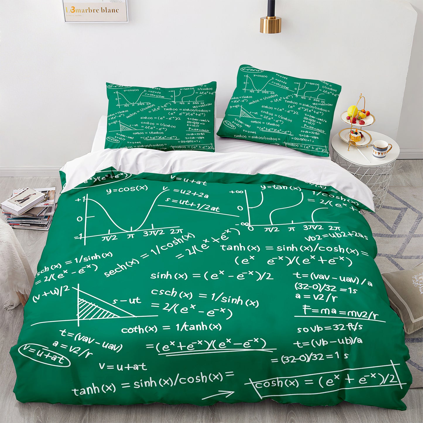 Cutom Duvet Cover Set  Pattern Chic Comforter Cover King Size for Teens Adults Bedding Set with Pillowcases  GS3001