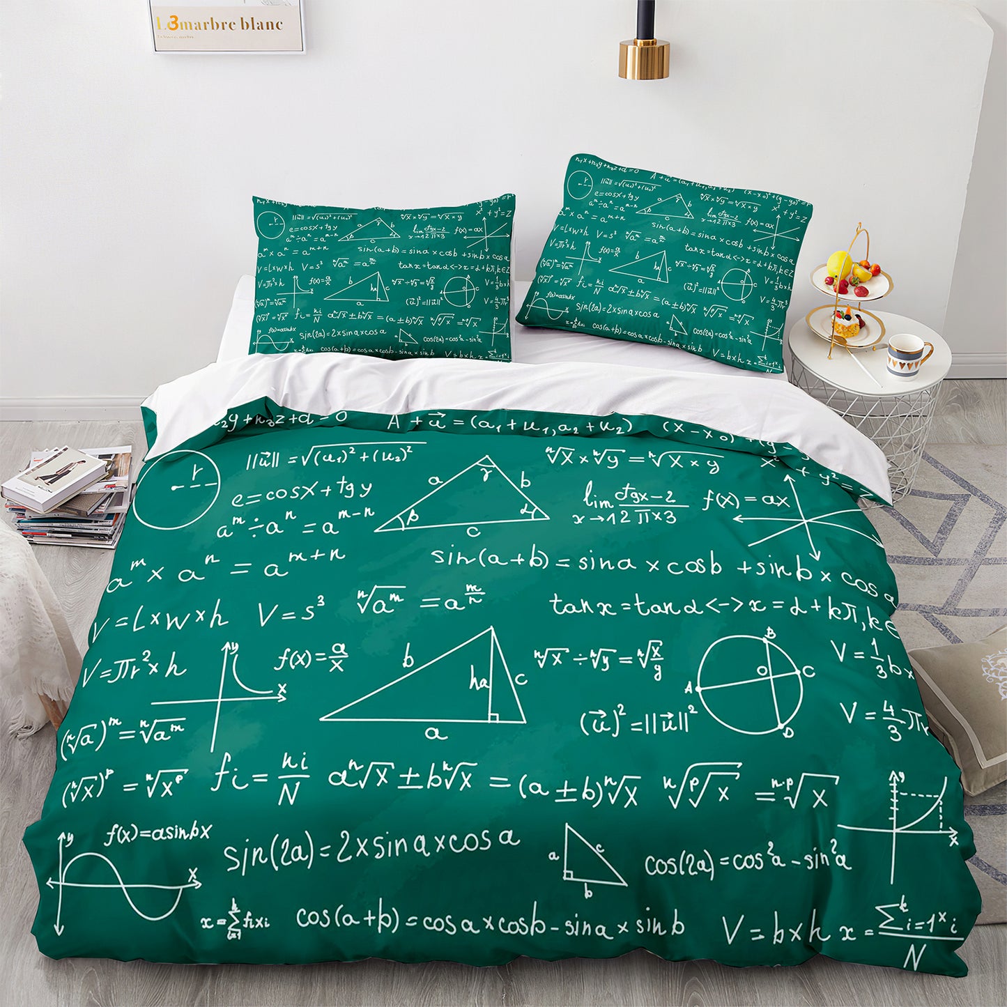 Cutom Duvet Cover Set  Pattern Chic Comforter Cover King Size for Teens Adults Bedding Set with Pillowcases  GS3002