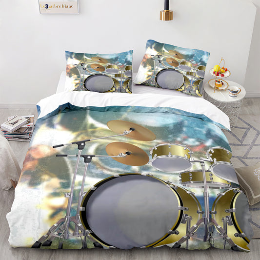 Cutom Duvet Cover Set Pattern Chic Comforter Cover King Size for Teens Adults Bedding Set with Pillowcases  JZG3004