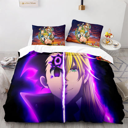 Cutom Bettbezug-Set Muster Chic Bettbezug King Size für Teenager Erwachsene Bettwäsche-Set mit Kissenbezügen QZZ3006