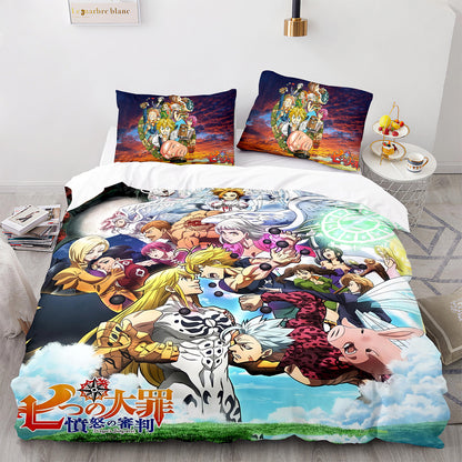 Cutom Bettbezug-Set Muster Chic Bettbezug King Size für Teenager Erwachsene Bettwäsche-Set mit Kissenbezügen QZZ3007